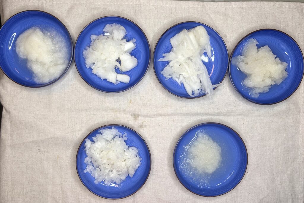 おろし金の代用5パターンと本物の仕上がり比較