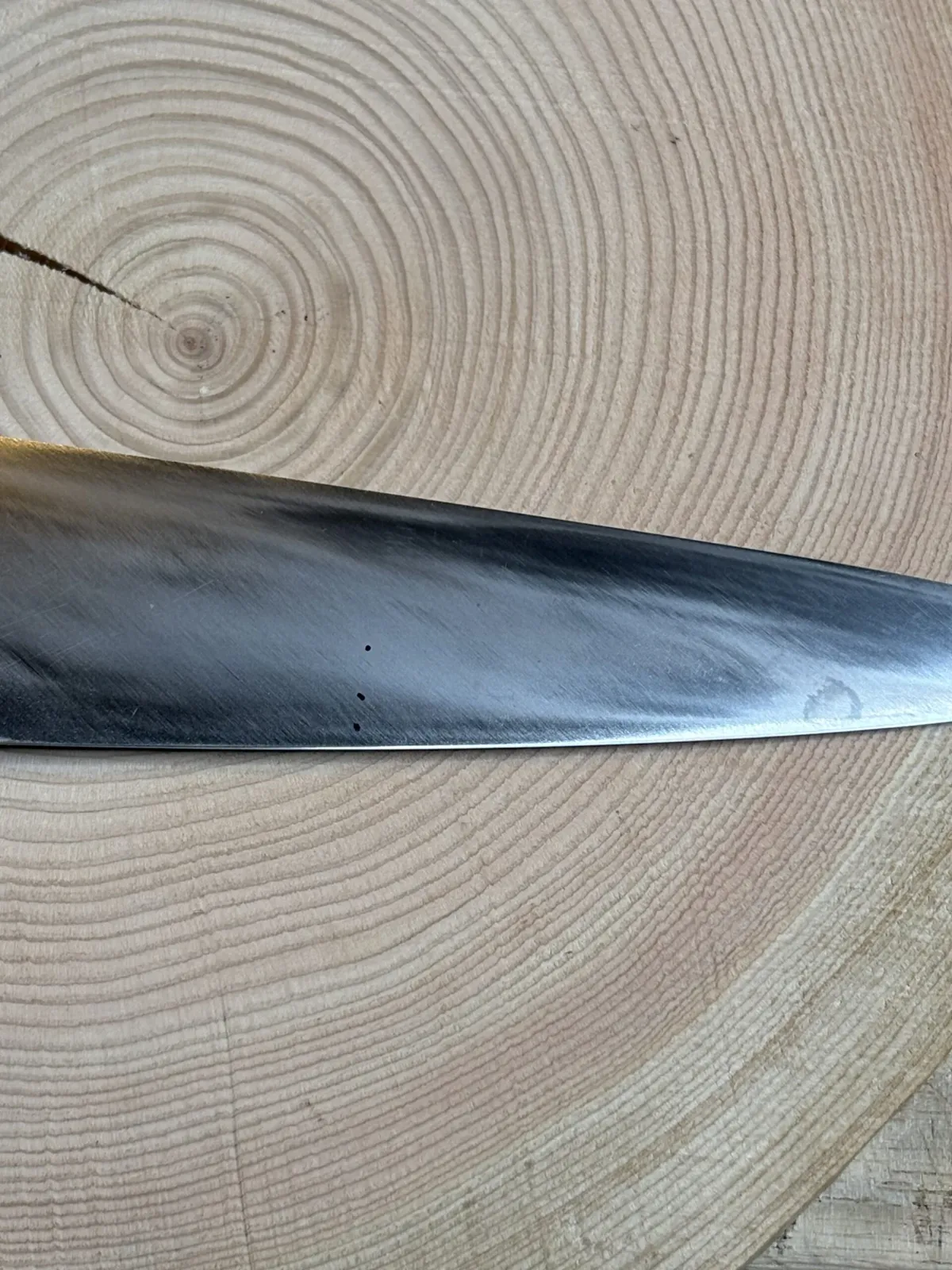 刃先から2mm・5mm・10mmの測定位置に打った印